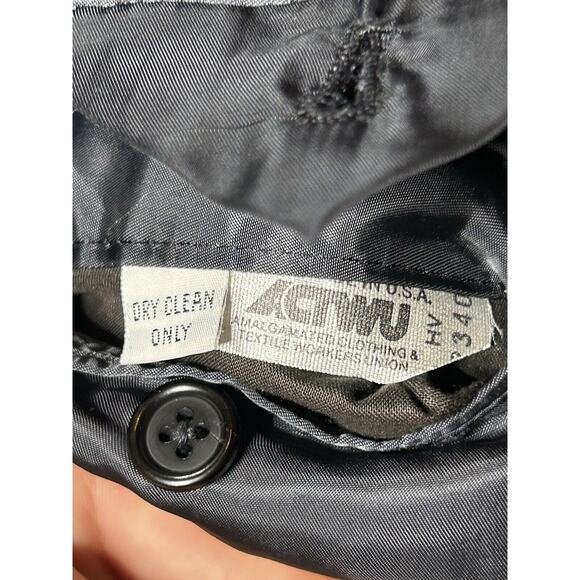 Brooks Brothers Blazer Mens 41 LG Golden Fleece Makers USA Suit Jacket Black Vtg - Picture 4 of 16